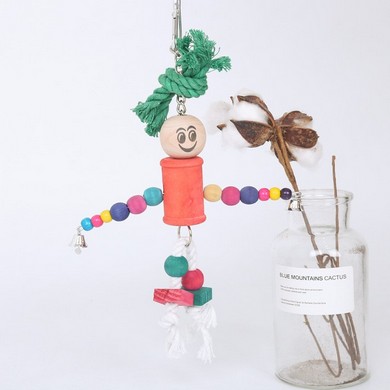 Parakeets Wooden Parrots Perches Colorful Cockatiels Conure Toy Parakeets Wooden Parrots Perches Colorful Cockatiels Conure Toy