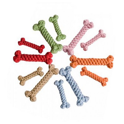 Rope Bone Design Dog Toys Organic