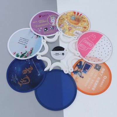 Foldable Frisbee Fan With Handle