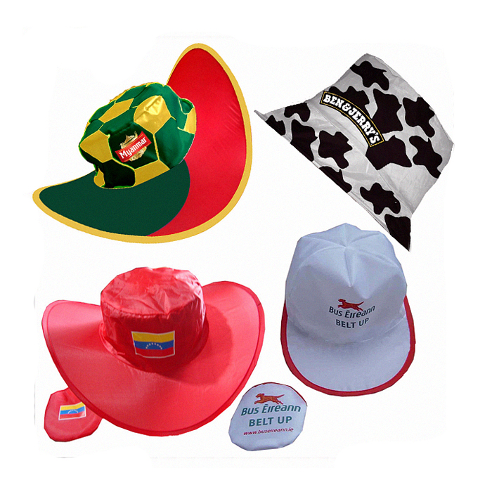 Hot Selling Print Logo With Folding Cowboy Hat - Image 1