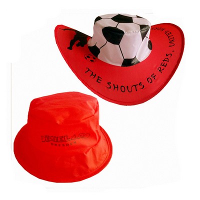 Wholesale Custom Football Fan National Flag Cowboy Hat 
