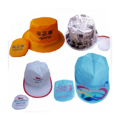 Advertising Nice Quality Cowboy Magic Pop Up Folding Hat 