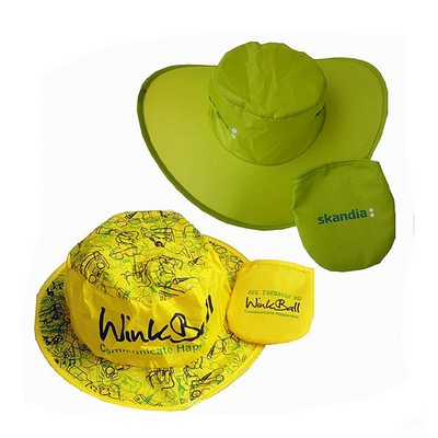 Design On Your Own Multi Color Polyester Folding Hat