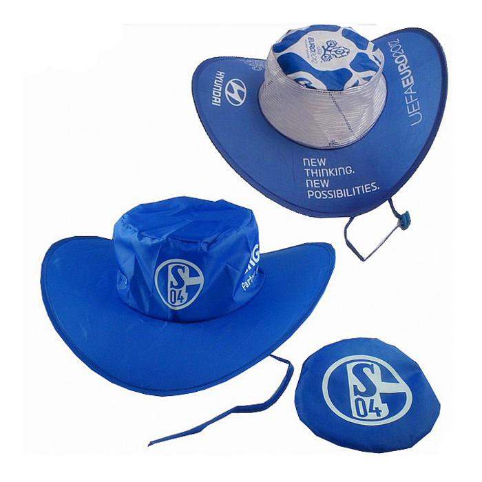 Cheap Nylon Brazil Wordcup Hat Promotion Football Hat Polyester Cowboy Hat - Image 1