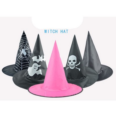Yiwu High Quality Wholesale Fantastic Halloween Costume Witch Hats Magic Hats 