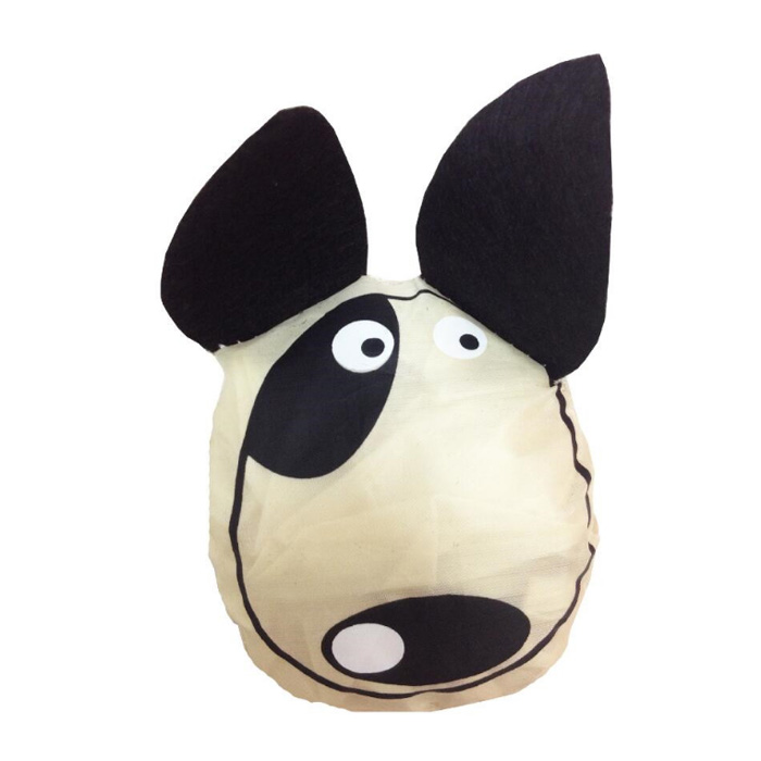 Custom Printing Foldable Reusable Waterproof 210d Dog Shape Polyester Bags For Shopping - Image 1