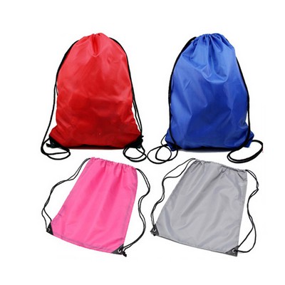 Custom Cheap Polyester Drawstring Bag 