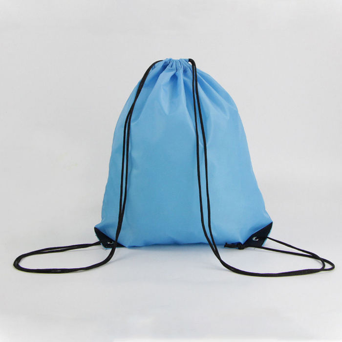 New Wholesale Cheap Promotional Polyester Drawstring Bag - Image 1