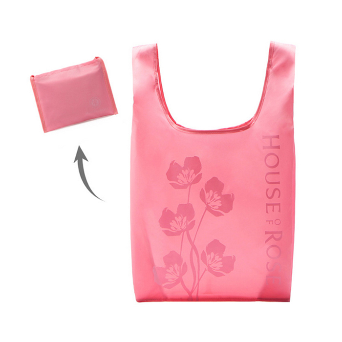Customized Logo Polyester Foldable Reusable Tote Shopping Bag With Printing Logo - Image 1