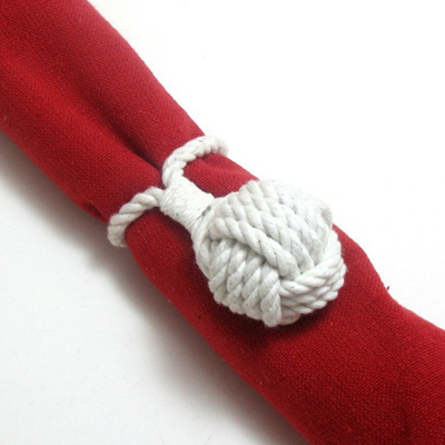 New Arrival Popular Cotton Rope Napkin Ring For Weddings