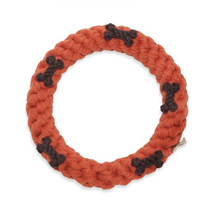 Cute Dog Training Crochet Strong Dog Donut Food Gift Christmas Smart Pet Dog Toy - Image 1