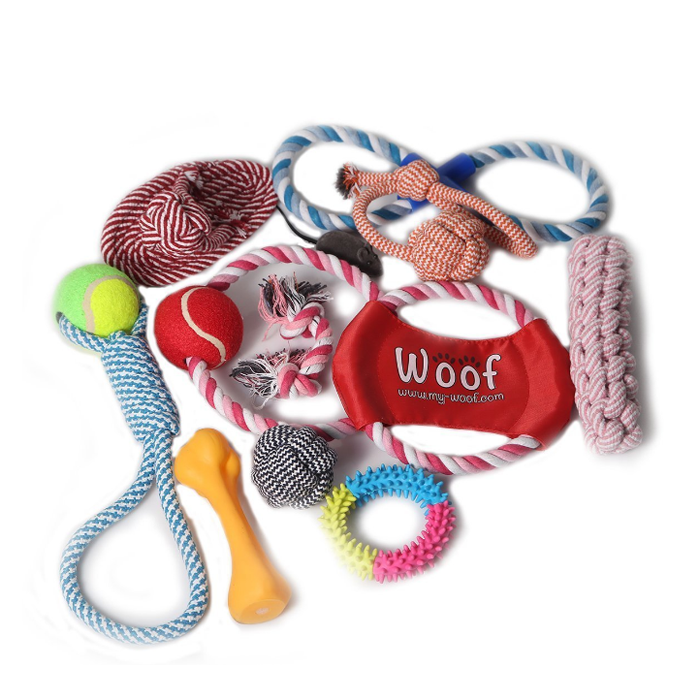 Pet Custom Professional Cheap Durable Organzic Soft Zanies Rope Pet Dog Chew Activity Toys 10 Set Pack - Image 1