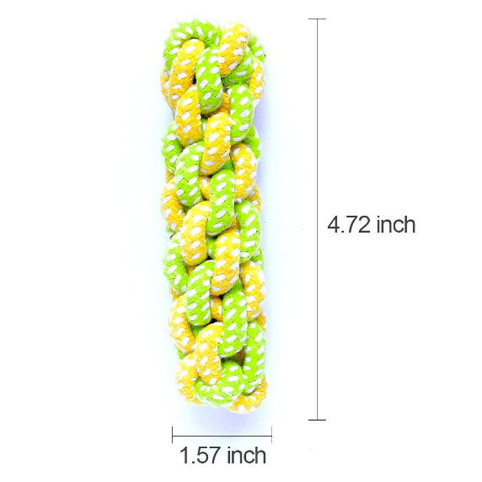 Fashional Pet Toy Striped Weaving Corn Cob Training Dog Toy - Image 1