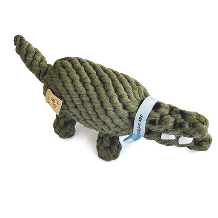 Green Crocodile Pet Dog Toys - Image 1