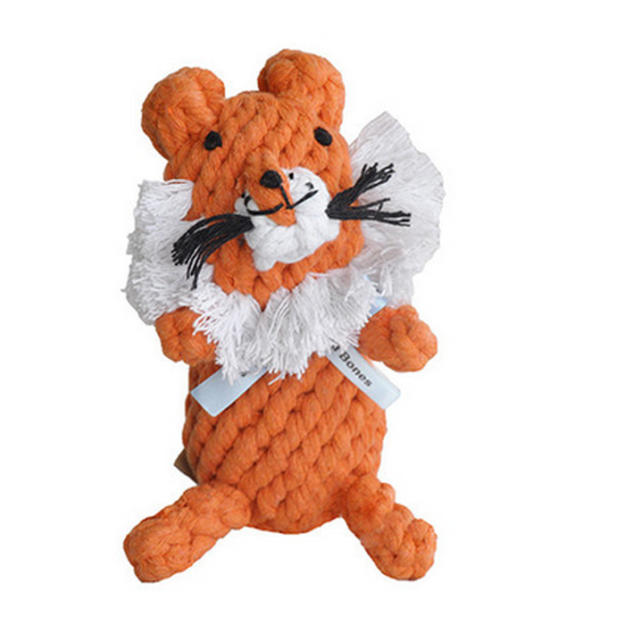 Tiger Animal Shaped Dog Chew Toy - Image 1
