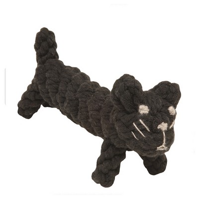 Wholesale Black Cat Kitty Shaped Dog Pet Toy