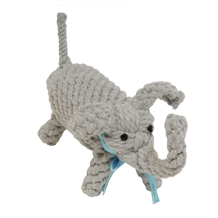 Wholesale Grey Elephant Shaped Dog Pet Toy - Image 1