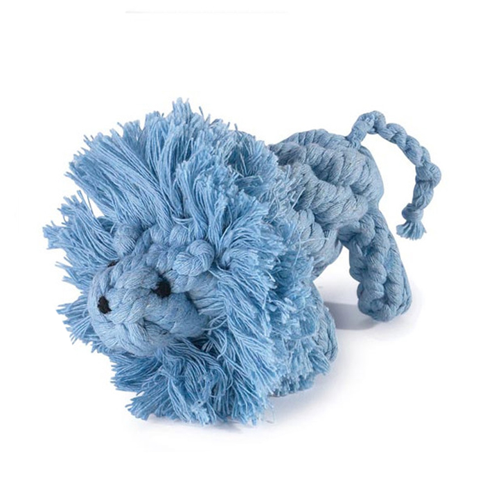 Wholesale Blue Lion Shaped Dog Pet Toy - Image 1