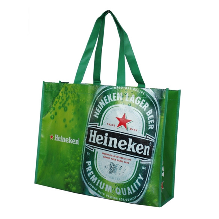 Custom Nonwoven Promo Heineken Shopping Bag - Image 1