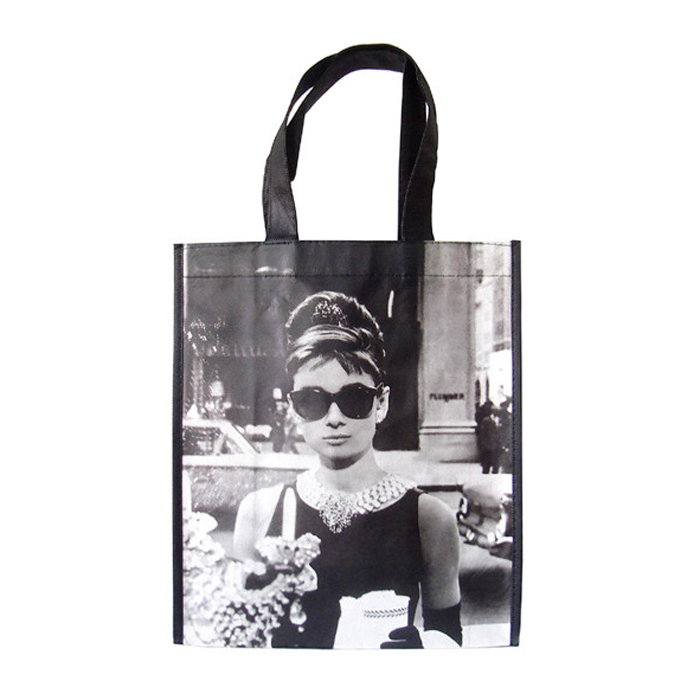 Custom Celebrity Audrey Hepburn Nonwoven Bag - Image 1