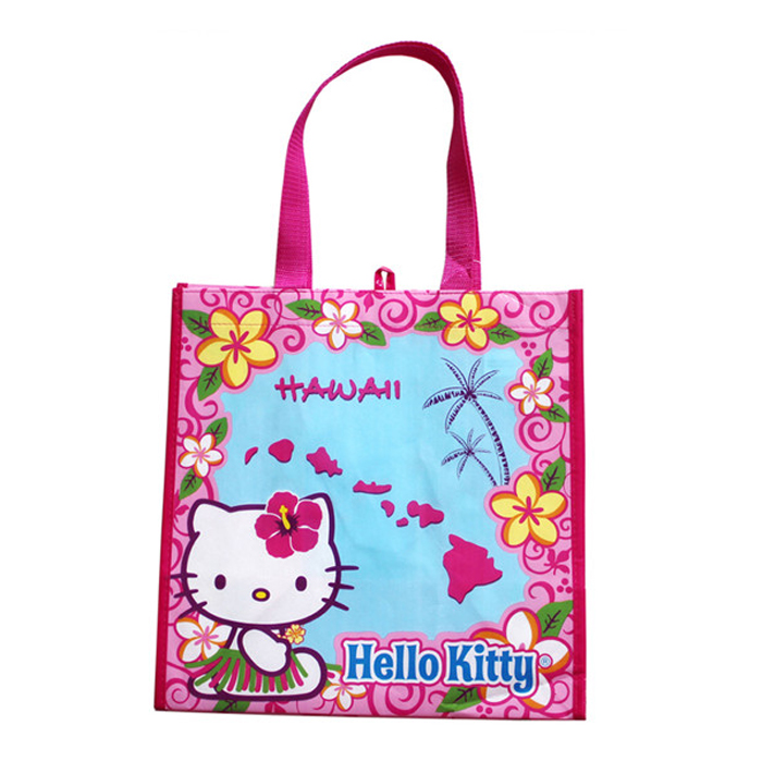 Promotional Foldable Hello Kitty Non Woven Tote bag - Image 1