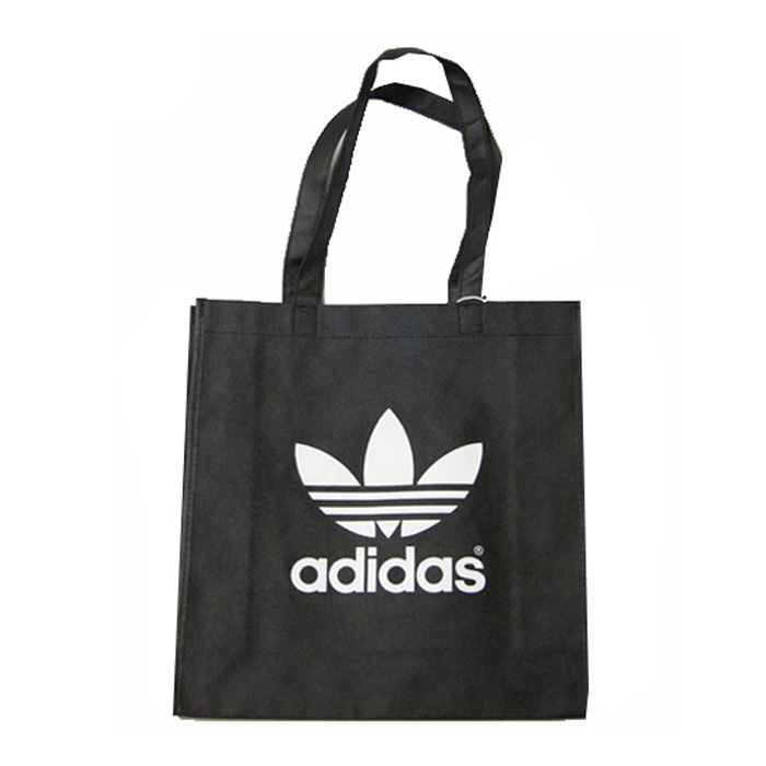 Promo Reusable Cotton Shopping Bag With Custom Printing Adidas - Image 1